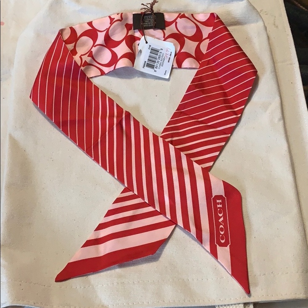 Signature Silk Coach Scarf